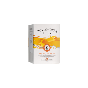 ПОМОРИЙСКА ИЗБА – БЯЛО СУХО ВИНО (BAG-IN-BOX) 5L