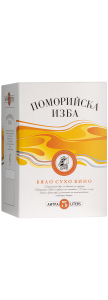 ПОМОРИЙСКА ИЗБА – БЯЛО СУХО ВИНО (BAG-IN-BOX) 5L