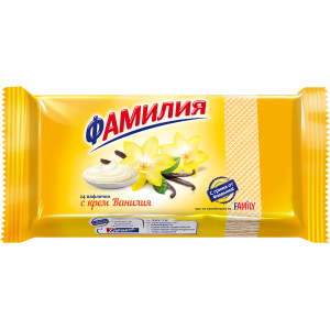ФАМИЛИЯ ВАФЛИ ОБИКНОВЕНИ 220Г ВАНИЛИЯ КАРМЕЛА