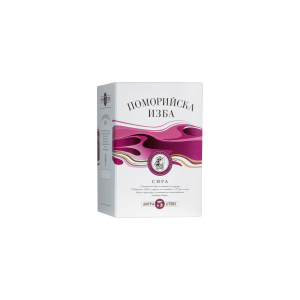 Червено вино ПОМОРИЙСКА ИЗБА – СИРА (BAG-IN-BOX) 5L
