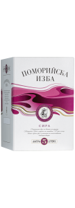 Червено вино ПОМОРИЙСКА ИЗБА – СИРА (BAG-IN-BOX) 5L