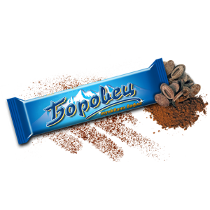 Вафла "Боровец" с какаова глазура 55 гр. (10бр.)