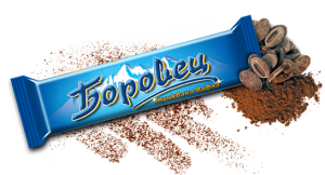 Вафла "Боровец" с какаова глазура 55 гр. (10бр.)