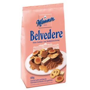 Манер Белведере бисквити асорти 400 гр.