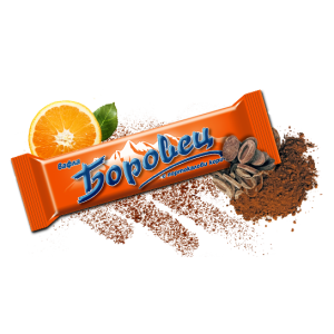 Вафла "Боровец" с портокалови корички 52 гр. (10бр.)