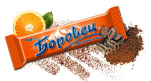 Вафла "Боровец" с портокалови корички 52 гр. (10бр.)