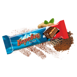 Вафла "Боровец" с фъстъци и какаова глазура 45 гр. (10бр.)