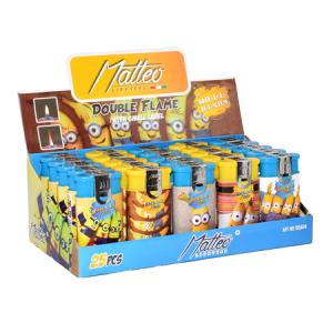 ЗАПАЛКА МАТЕО 195604 DOUBLE FLAME BANANA  25БР.