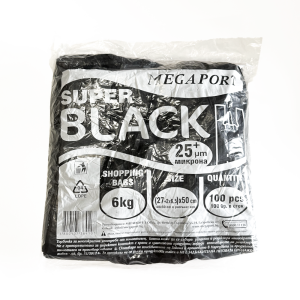 ТОРБА ЧЕРНА 27Х50 100БР.