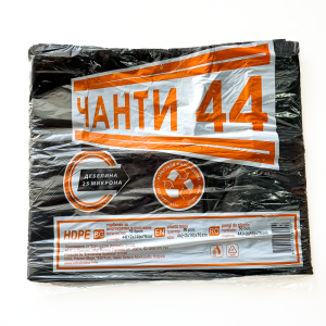 ТОРБА 44/70 ЧЕРНА 50БР. 25МИК.