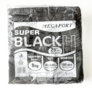 ТОРБА 30/60 SUPER BLACK 100/БР