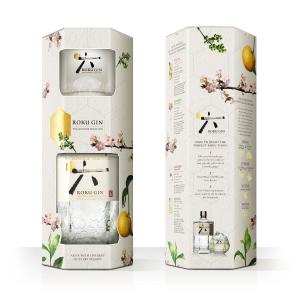 Джин Року японски 43% + 1 чаша, 0.7 л