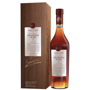 Коняк Готие / Gautier TRADITION RARE дървена лукс кутия, 0.7 л