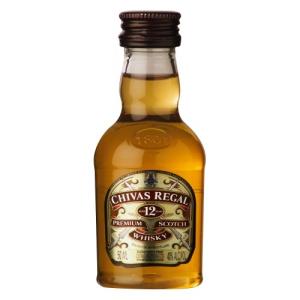 Шотландско уиски Чивас Регал/CHIVAS REGAL 12 г. 0.05 л. миниатюра