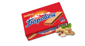 афла "Боровец" 15 бр. с фъстъчен крем 375 гр.
