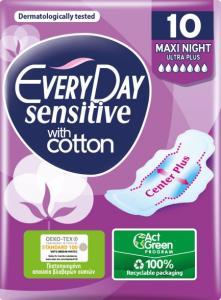 EVERYDAY SENSITIVE Дамски превръзки maxi night, 10 бр.