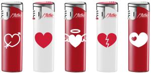 ЗАПАЛКА МАТЕО 116005 TURBO HEART SHAPE 30БР.