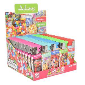 ЗАПАЛКА МАТЕО 117012 TURBO SMELL LABEL BUBBLE GUM 50БР.