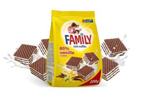 МИНИ ВАФЛИ FAMILY КРЕМ ВАНИЛИЯ