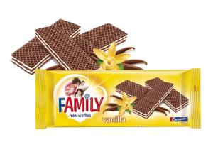 МИНИ ВАФЛИ FAMILY КРЕМ ВАНИЛИЯ