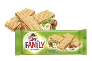 МИНИ ВАФЛИ FAMILY КРЕМ ЛЕШНИК