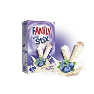МИНИ ВАФЛИ FAMILY STIX БОРОВИНКА И ЙОГУРТ