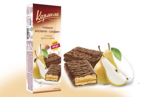 САНДВИЧ БИСКВИТИ КАРМЕЛА КРУША