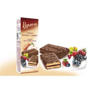 САНДВИЧ БИСКВИТИ КАРМЕЛА ГОРСКИ ПЛОДОВЕ