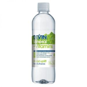 негазирана безалкохолна напитка Девин Минералс & Витаминс Кокос и Ананас 0,425л. 6бр.