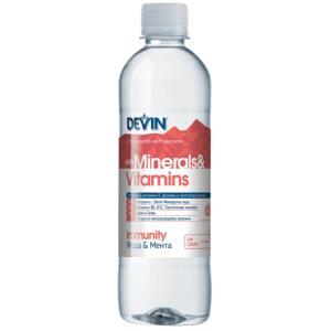 DEVIN ВОДА MINERALS & VITAMINS С ЯГОДА И МЕНТА 6бр.