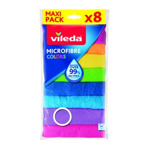 VILEDA COLORS
МИКРОФИБЪРНА КЪРПА 8БР