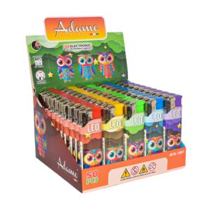 ЗАПАЛКА МАТЕО 146077 LED LIGHTER COLORFUL 50БР.