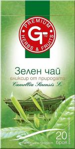 ЧАЙ GT Premium Зелен чай x 20 бр