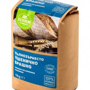 Натурално пълнозърнесто пшенично брашно