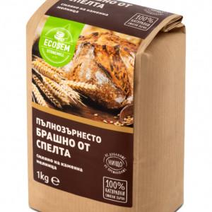 Натурално пълнозърнесто брашно от спелта