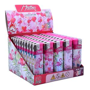 ЗАПАЛКА МАТЕО 169023 ELEGANT FLAMINGO 50БР.