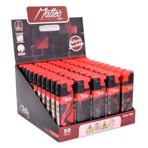 ЗАПАЛКА МАТЕО 170042 TURBO  RED METALIC 50БР.
