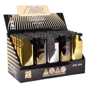 ЗАПАЛКА МАТЕО 173016 TURBO IN METAL CASE ELEGANT LINES 25БР.