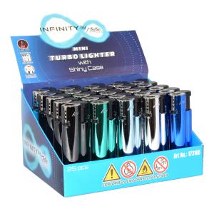 ЗАПАЛКА МАТЕО 173105 TURBO METAL CASE MINI NAVY OCEAN 25БР.