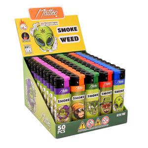 ЗАПАЛКА МАТЕО 174067 TURBO CANNABIS 50БР.