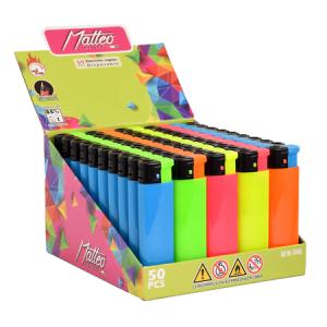 ЗАПАЛКА МАТЕО 174068 TURBO DESIGN NEON 50БР.