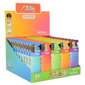 ЗАПАЛКА МАТЕО 170039 TURBO TOUCHABLE LABEL COLORS 50БР.
