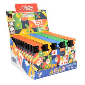 ЗАПАЛКА МАТЕО 178195 RUBBERIZED MOSAIC 50БР.