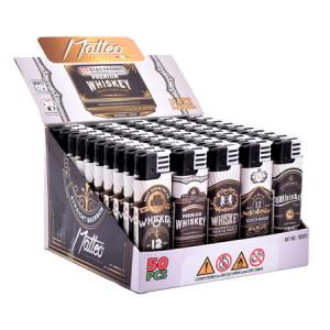ЗАПАЛКА МАТЕО 183011 ELSCTRONIC MATT WHISKEY 50БР.
