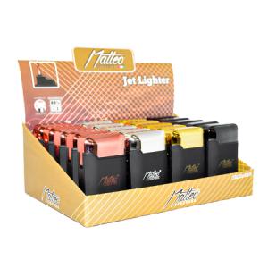 ЗАПАЛКА МАТЕО 191011 JET RUBBERIZED ELEGANT 20БР.