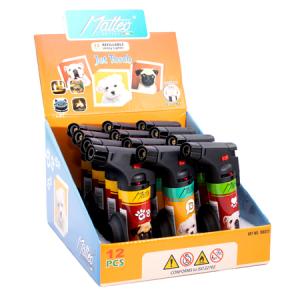 ЗАПАЛКА МАТЕО 196013 JET TORCH DOGS  12БР.