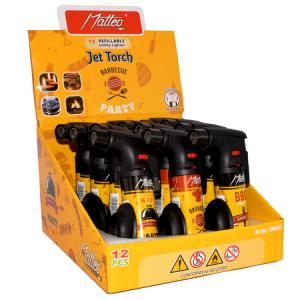 ЗАПАЛКА МАТЕО 196024 JET TORCH ELEGANT PARTY 12БР.