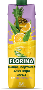 1Л.АЛОЕ+АНАНАС+ПОРТОКАЛ 50% ФЛОРИНА