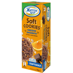 Меки бисквити
Портокал 150г