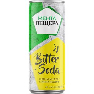 Мента пещера с битер сода 0.330 л. кен